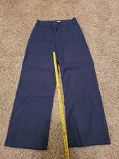 Women's Nicole Miller Navy Blue Dress Pants Size 8