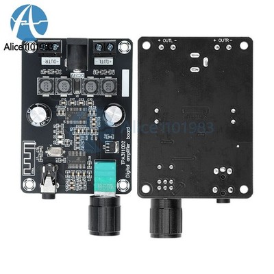 DC 12-24V TPA3110D2 Digital Audio Power Amplifier Board   AUX 30W+30W *uq