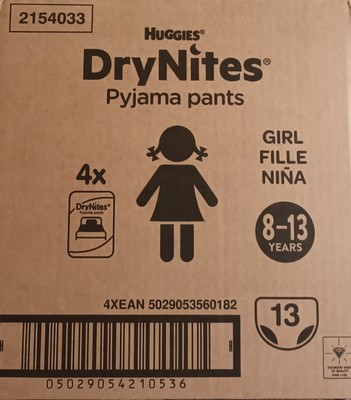 Huggies Pyjama Pants DryNites Girls 8-13 Years