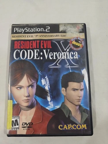 Resident Evil Code Veronica PlayStation PS2 With Bonus Disc Black Label