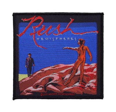 Rush Hemispheres Battle Jacket Sew On Woven Patch - OFFICIAL 18-1