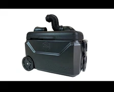 IcyBreeze v2 Pro -PORTABLE AIR COOLER 38 qts, Black/Black, 12V, Battery+Charger