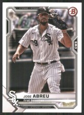 2021 Bowman #92 Jose Abreu Chicago White Sox 47063