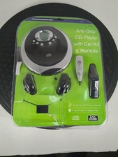 Vintage Durabrand Portable Cd Player CD-895 With Car Kit Remote NOS See Descr