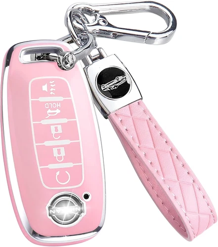 Key Fob Cover for Nissan with Keychain Accessories, Premium Soft TPU Full Protec - Picture 1 of 8