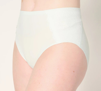 Evelyn & Bobbie~Lace High Waisted Retro Brief~Size 0-14~Ocean Mist~A711597