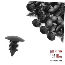 40pcs 10mm Hole Dia Plastic Bolt Rivets Fastener Rivets Bumper Retainer Clips
