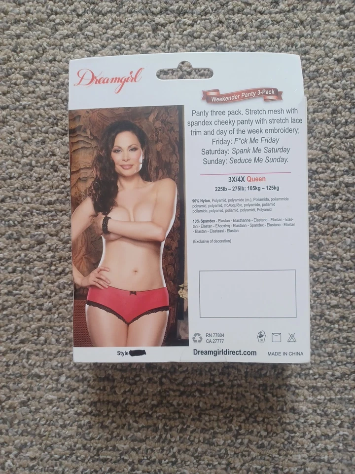 Weekender Panty 3 Pack Queen Size (3x/4x) - Image 2 of 2