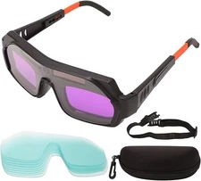 Auto Darkening Welding Goggles Wide Shade Range Welding Glasses Auto Darkening W