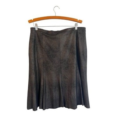 Gerry Weber Women's Skirt Size 12 Metallic Drop Hem