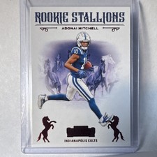 2024 Panini Contenders Rookie Stallions Adonai Mitchell Colts #17