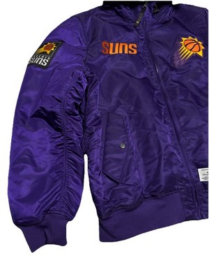 Phoenix Suns Alpha Industries L-2B Hooded Bomber Jacket | eBay