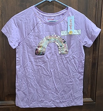 Cat  Jack Pajama Set Girls 14/16 XL Shirt Rainbow Sleepwear New W Tags