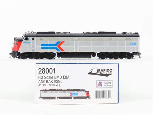 Locomotora diésel escala HO Rapido 28001 Amtrak E8A fase I #290  | Zustand: Used