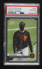 2020 Topps Now Spring Training Alyssa Nakken #ST-2 PSA 10 GEM MT 14t3