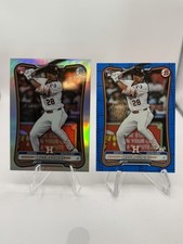 (Lot 2) Brice Matthews RC Astros 2026 Bowman:  Red Chrome RC + Blue Paper /150