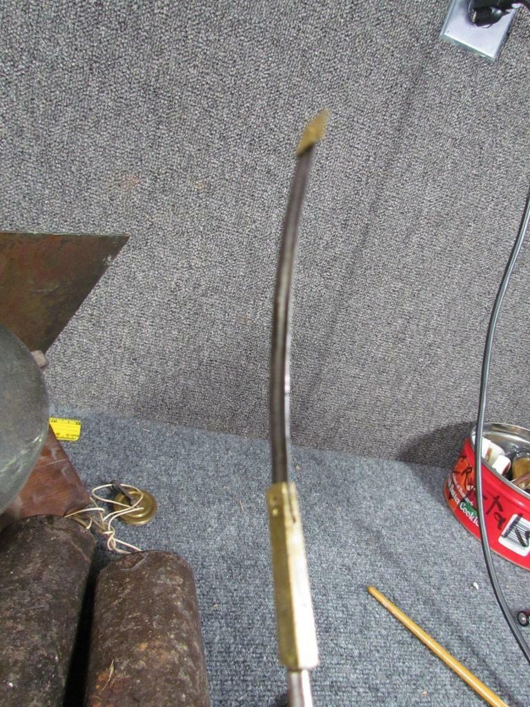 ANTIQUE W.CURTIS EXETER ENGLISH BRASS TALL CASE GRANDFATHER CLOCK FACE