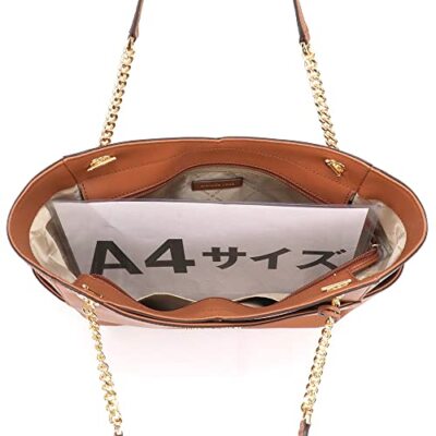 21年9月 Michael Kors★JET SET TRAVEL LG CHAIN TOTE Michael Kors Jet Set Travel Large Chain Shoulder Tote