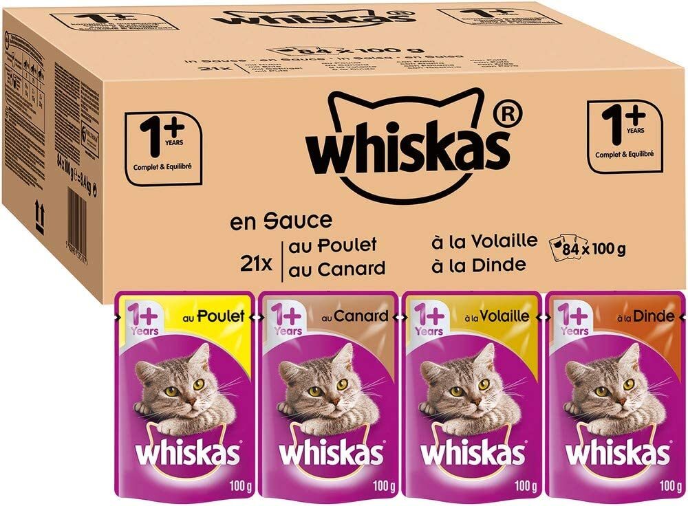 Whiskas 84 Sachets Repas Pour Chat Adulte Junior Senior Pate En Gelee Nourriture Ebay