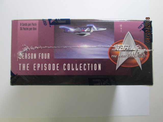 1996 STAR TREK: THE NEXT GENERATION - SEASON FOUR - SEALED BOX | eBay