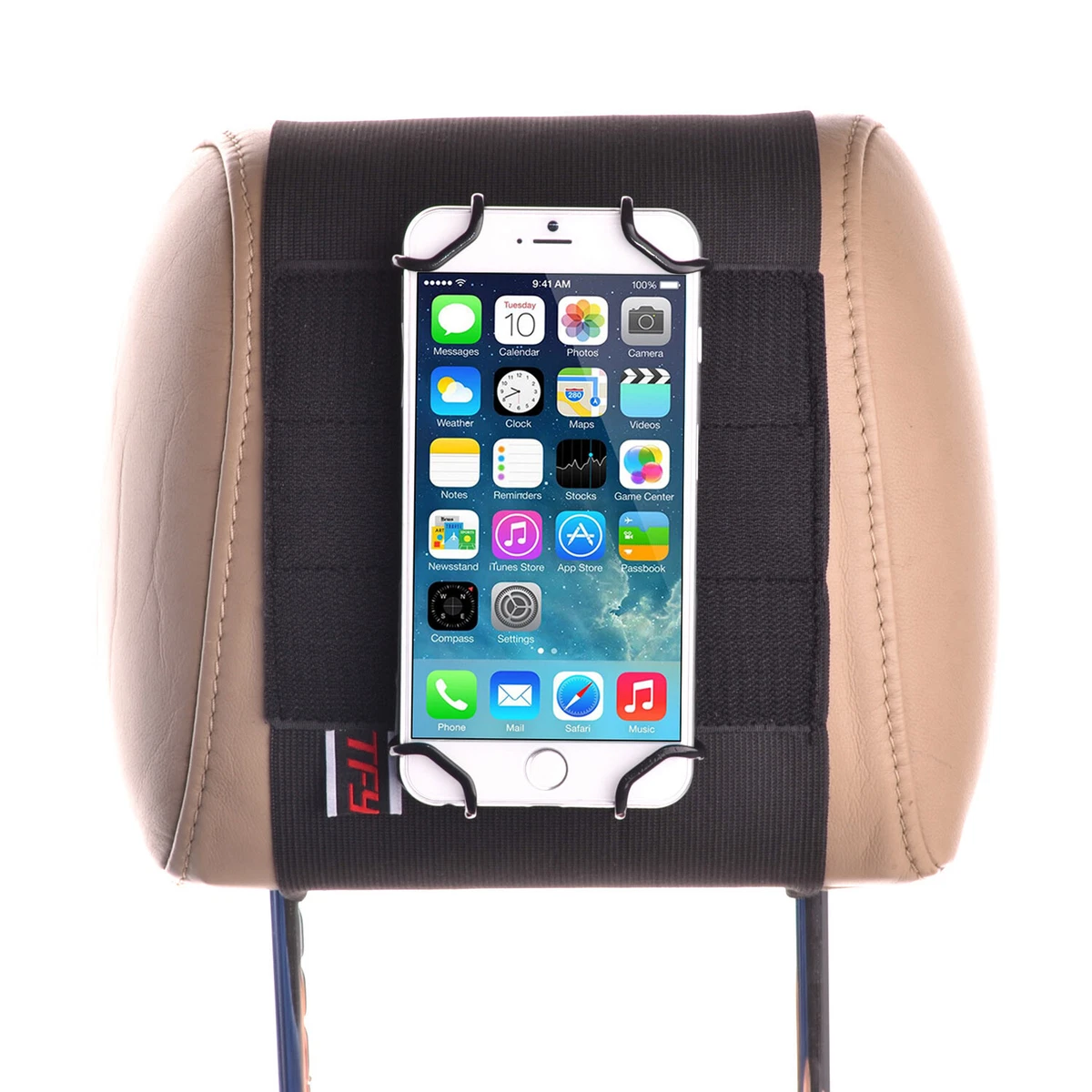 TFY Universal Car Back Seat Holder for Smartphone & Tablet 4 -11 in / iPhone 18