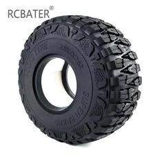 2/4PCS 2.9'' Rubber Tyre Tire for Axial RC 1/6 SCX6 Crawler Car