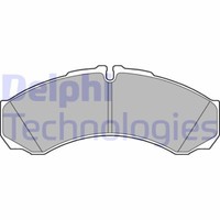 Delphi LP3190 Bremsbelagsatz, Scheibenbremse FüR Iveco