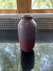 BEAUTIFUL VINTAGE Van Briggle Original Burgundy Pottery Vase 7"H