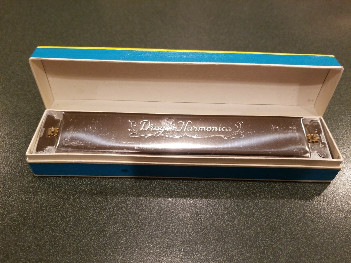 Vintage Dragon Harmonica 21 Holes With Original Box Japan | eBay