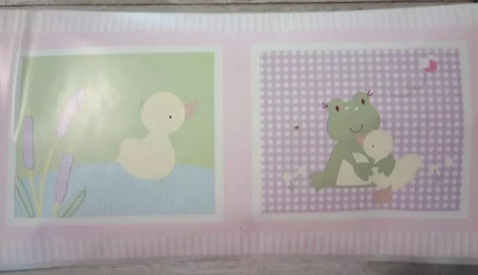 Kidsline Froggie Luv Niños Pared Borde Rollo Parcial Pelar y Pegar 11 ft Foto 2 de 2