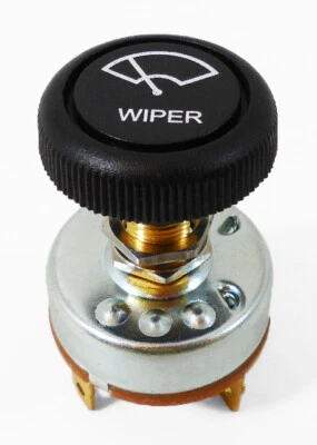 Windshield Wiper Motor Switch Hot Rod Street Rod Universal Single Motor NEW - Bild 1 von 3