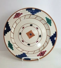 Hartstone Cheyenne Dinner Plate Aztec Style Pattern Signed Handpainted 11"