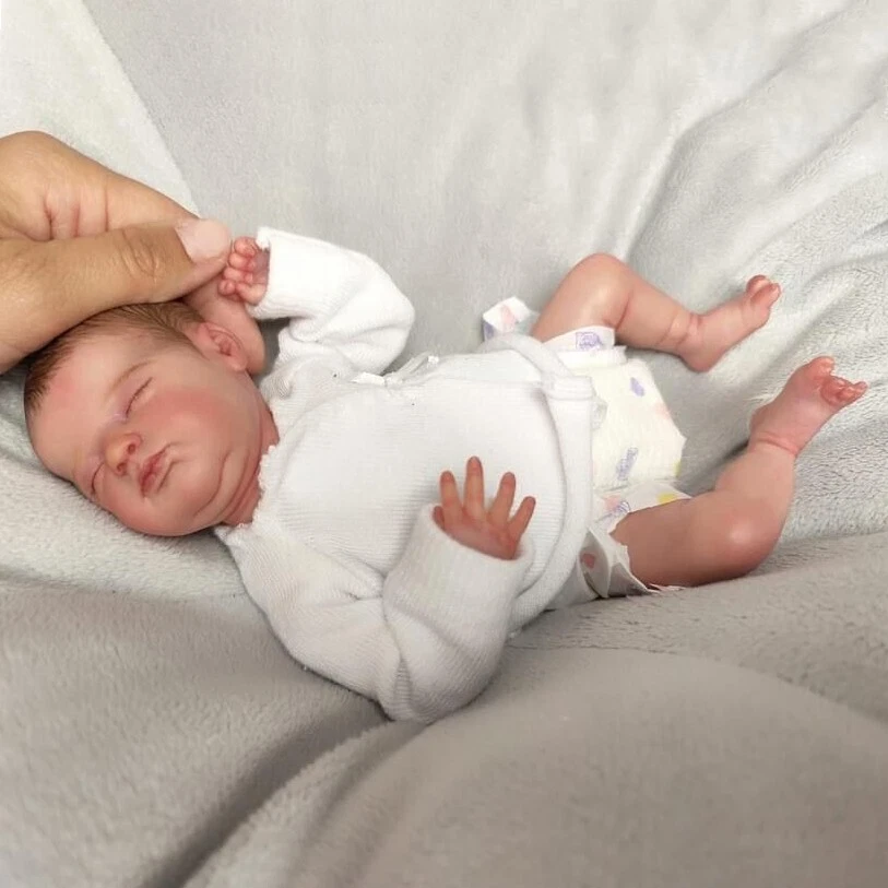 Reborn Preemie Baby Dolls 10 Vinyl Cloth Body Mini Doll Kids Toy