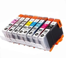 8 PK Replacement Ink w/ smart chip for CLI-65 Pixma Pro200 Pro-200