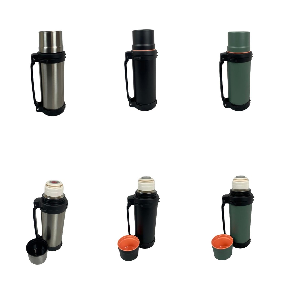 Termoflaske Thermos Work Liter Stainless Steel Flask Hot Cold Tea