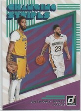 2019-20 Donruss CHANGING STRIPES #3 Anthony Davis LOS ANGELES LAKERS Insert 23