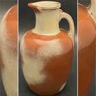Frankoma Pottery Brown Satin-Rutile #8 Plainsman Pitcher/Honey Jug USA 6.75"t