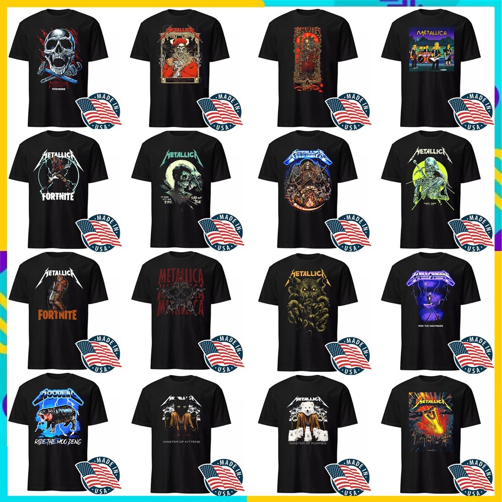 HOT! Limited Edition Metallica Shirt For Fans - Heavy Metal Concert Tee 2025