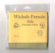 Wichelt-Permin 16 Count Prairie Grain Aida XStitch Fabric 18" x 25" #355-76A