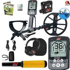 Minelab EQUINOX 800 Multi-IQ Underwater Waterproof Metal Detector & Pro Find 35