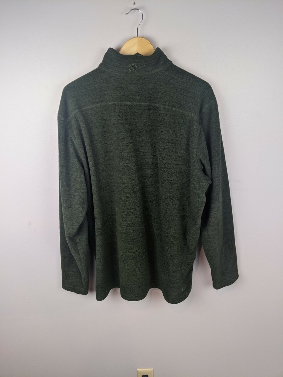 Veste Polaire Gander Mountain Homme Taille XL - Demi-Zip, Verte, Mi-Saison