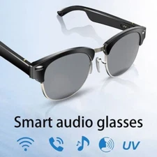 Bluetooth Polarized Sunglasses Men Smart Glasses Bone Conduction Stereo Headset