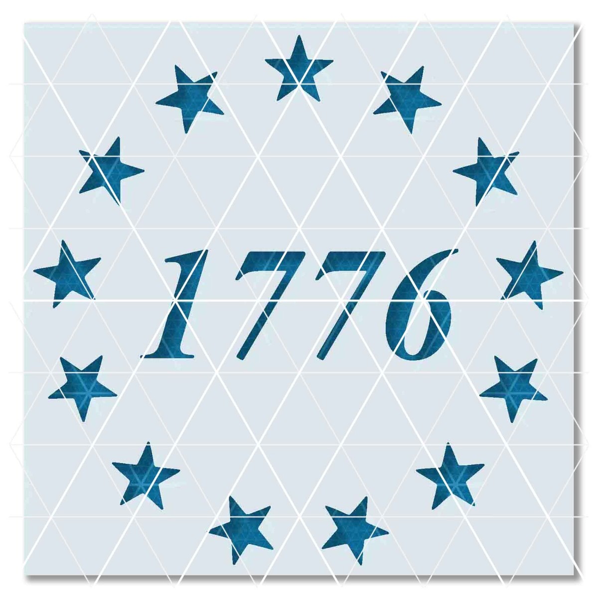Betsy Ross 1776 - Reusable Template American Flag Patriotic Stars - 10 mil | eBay betsy-ross-1776-flag-stencil-835-stencilville