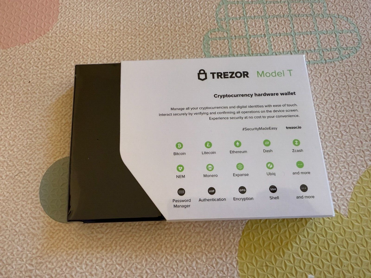 Trezor Model T Cryptocurrency Hardware Wallet 661646842098| eBay