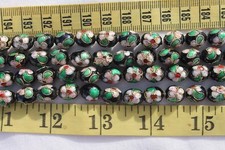 10x8mm Black Barrel Cloisonne Enamel Beads Spacer Crafts Jewelry 36pc RS56