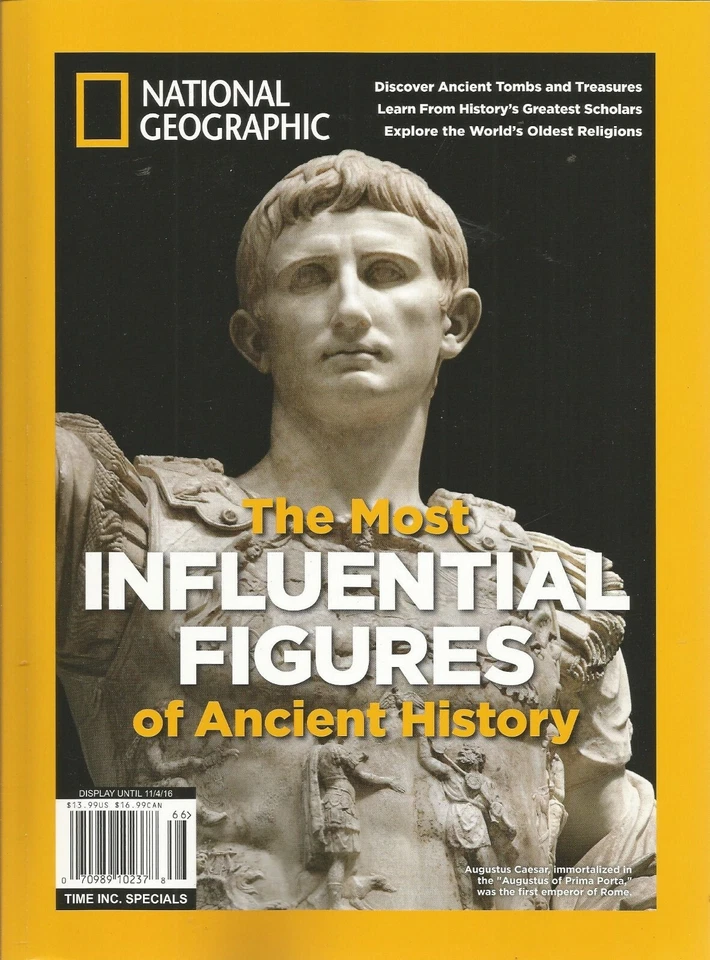 NATIONAL GEOGRAPHIC MAGAZINE | THE MOST INFLUENTIAL FIGURES OF ANCIENT HISTORY