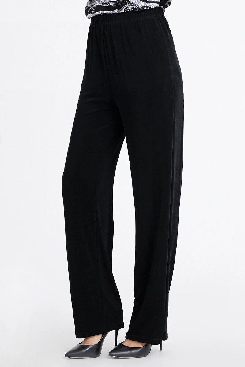 Travel Knit Pants, NEW, comfy Acetate/Spandex, Elastic waist, Black #500
Opens in a new window or ta