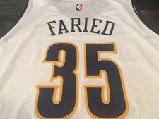 Kenneth Faried Adidas Swingman Jersey Size Large Color White