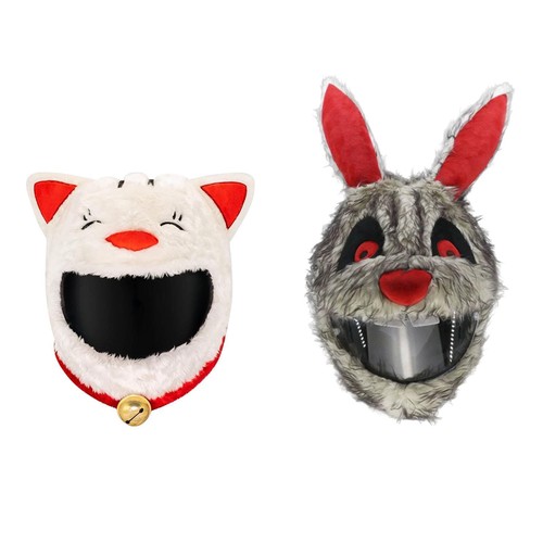Housse De Casque Moto Père Noël - Protection Festive Pour Casque Intégral, Tissu Extensible