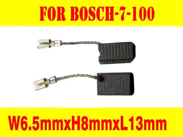 Carbon Brushes For Bosch Grinder 6.5X8mm GWS 7-100 7-125 1619P02892 1619P02870
